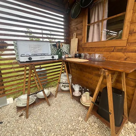 Feuille - Glamping On A Vineyard - Wooden 营地 Savigne