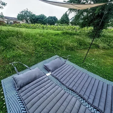 Feuille - Glamping On A Vineyard - Wooden 营地 Savigne