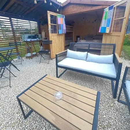 Feuille - Glamping On A Vineyard - Wooden 营地 Savigne